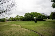 Lawn and Sculpture